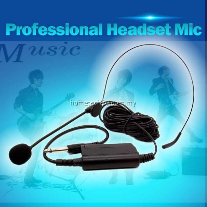 Professional Musical Presentation Headworn Condenser Headset Microphone Head Headband Mic 