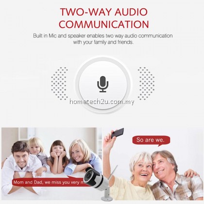 DAYTECH Wireless Outdoor IP Camera WiFi Surveillance Camera HD 1080P Waterproof IR Bullet Night Vision Two-way Audio DT-H03 DAYTECH Wireless Outdoor IP Camera WiFi Surveillance Camera HD 1080P Waterproof IR Bullet Night Vision Two-way Audio DT-H03