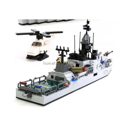 GUDI Military Educational Frigate Building Blocks Toys For Children Kids GUDI Military Educational Frigate Building Blocks Toys For Children Kids