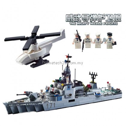 GUDI Military Educational Frigate Building Blocks Toys For Children Kids GUDI Military Educational Frigate Building Blocks Toys For Children Kids