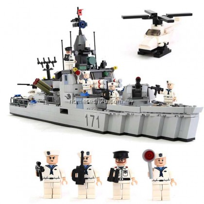 GUDI Military Educational Frigate Building Blocks Toys For Children Kids GUDI Military Educational Frigate Building Blocks Toys For Children Kids