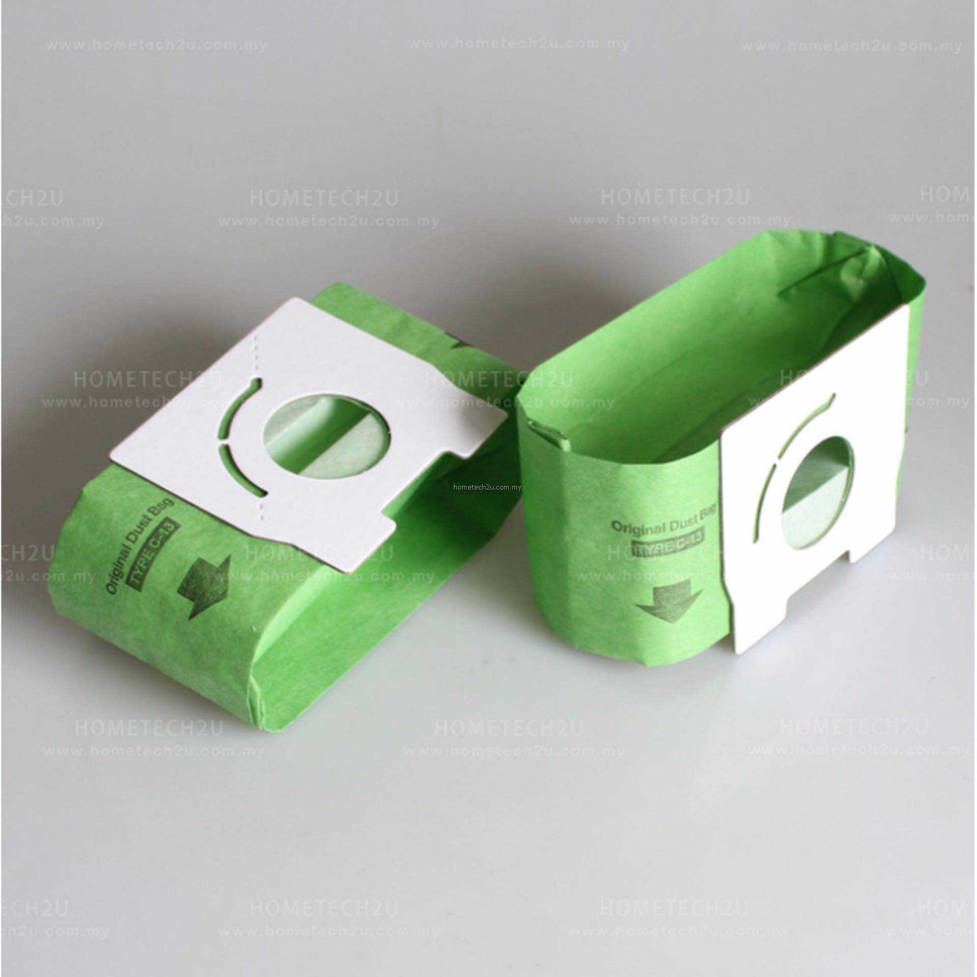 5-Pack C-2E Vacuum Dust Bags For Panasonic Cylinder Hoovers – Type MCE, MC, Pmd