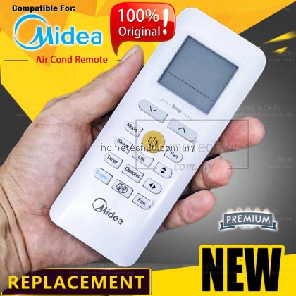 Original Midea Air Cond Remote Control Spare Parts Accessories RG70A/BGEF Original Midea Air Cond Remote Control Spare Parts Accessories RG70A/BGEF