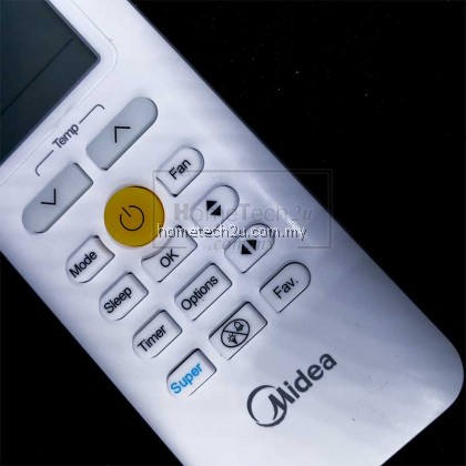 Original Midea Air Cond Remote Control Spare Parts Accessories RG70A/BGEF Original Midea Air Cond Remote Control Spare Parts Accessories RG70A/BGEF