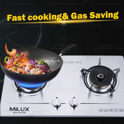 Milux MGH-S633M Stainless Steel Premium Built-in Hob Gas Cooker Stove Milux MGH-S633M Stainless Steel Premium Built-in Hob Gas Cooker Stove