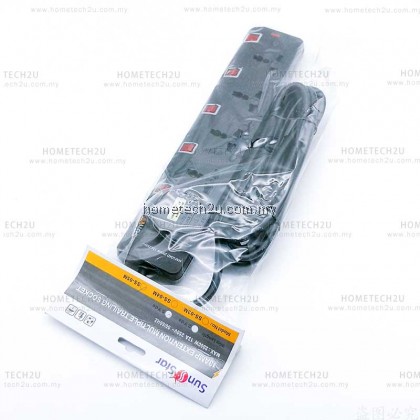 SUNSTAR 3 GANG 5 GANG MULTI EXTENSION TRAILING SOCKET (2M/5M) SUNSTAR 3 GANG 5 GANG MULTI EXTENSION TRAILING SOCKET (2M/5M)