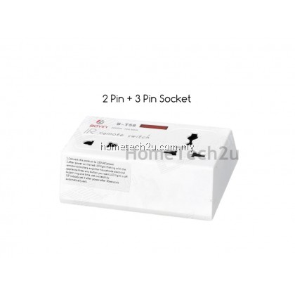 Wall Extension Power Socket With Infrared Remote Control Wall Extension Power Socket With Infrared Remote Control
