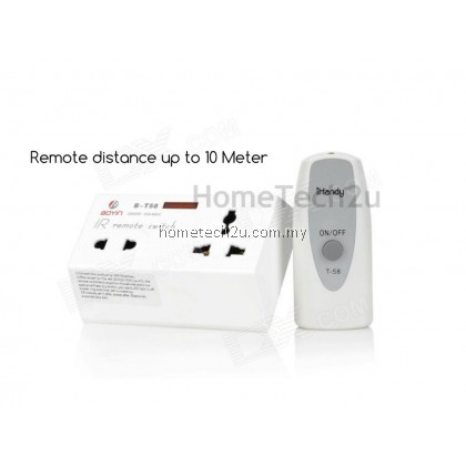 Wall Extension Power Socket With Infrared Remote Control Wall Extension Power Socket With Infrared Remote Control
