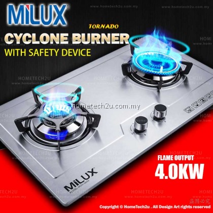 [NEW] Milux Built-In Gas Cooker Hob Stove Fully Stainless Steel Body MGH-S655 