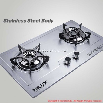 [NEW] Milux Built-In Gas Cooker Hob Stove Fully Stainless Steel Body MGH-S655 