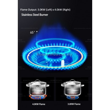 [NEW] Milux Built-In Gas Cooker Hob Stove Fully Stainless Steel Body MGH-S655 