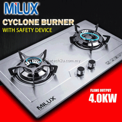 [NEW] Milux Built-In Gas Cooker Hob Stove Fully Stainless Steel Body MGH-S655 