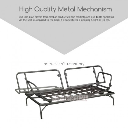 FANTASIE Living room 2 in 1 Foldable Sofa Bed With Arm rest(3 seater)