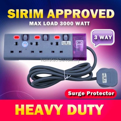 BRV HEAVY DUTY 3 4 5 WAY EXTENSION TRAILING SOCKET 2M ( EXTENSION CORD ) SIRIM BRV HEAVY DUTY 3 4 5 WAY EXTENSION TRAILING SOCKET 2M ( EXTENSION CORD ) SIRIM