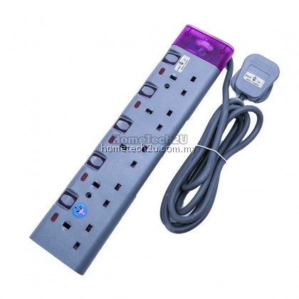 BRV HEAVY DUTY 3 4 5 WAY EXTENSION TRAILING SOCKET 2M ( EXTENSION CORD ) SIRIM BRV HEAVY DUTY 3 4 5 WAY EXTENSION TRAILING SOCKET 2M ( EXTENSION CORD ) SIRIM