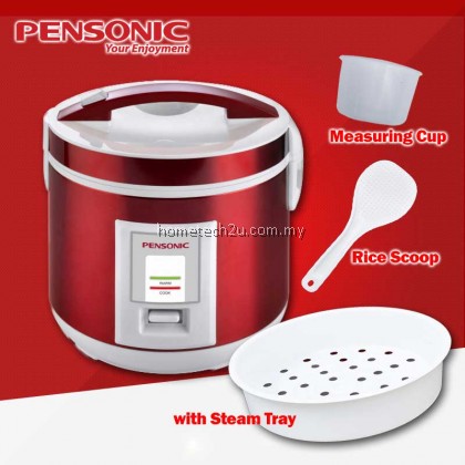 Pensonic 1.8L Jar Rice Cooker PSR-1802 RED