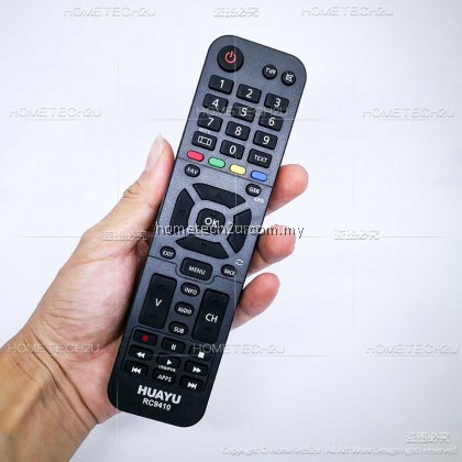 MYTV REMOTE CONTROL MULTI REPLACEMENT HUAYU (RC9410) MYTV REMOTE CONTROL MULTI REPLACEMENT HUAYU (RC9410)
