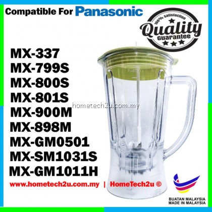 BLENDER JUG BIG 1080 FOR PANASONIC MX-GM1011H, MX-800S, MX-801S, MX-900M, MX-337, MX-898M, MX-SM1031S, MX-GM0501, MX-799S BLENDER JUG BIG 1080 FOR PANASONIC MX-GM1011H, MX-800S, MX-801S, MX-900M, MX-337, MX-898M, MX-SM1031S, MX-GM0501, MX-799S