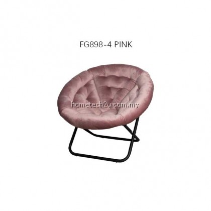 KOSI FLOWER  Foldable Micromink Moon Saucer Relax Chair Sofa [100% Made In Malaysia]