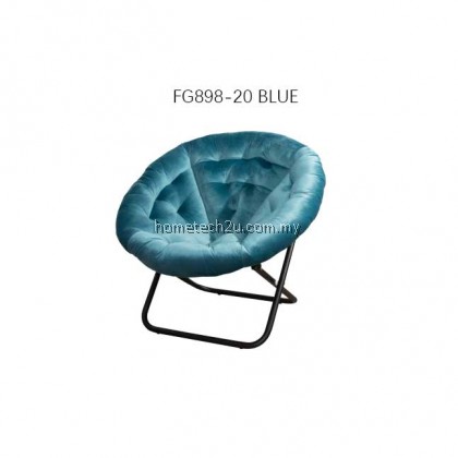 KOSI FLOWER  Foldable Micromink Moon Saucer Relax Chair Sofa [100% Made In Malaysia]