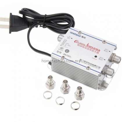 Seebest MYTV DVB-T2 Digital TV Signal Amplifier Booster Digital Cable Tv Amplifier Splitter-1 into 2 Out TV Seebest MYTV DVB-T2 Digital TV Signal Amplifier Booster Digital Cable Tv Amplifier Splitter-1 into 2 Out TV