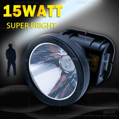 LYKEN 15W RECHARGEABLE LED HEAD LAMP LIGHT SUPER BRIGHT LYKEN 15W RECHARGEABLE LED HEAD LAMP LIGHT SUPER BRIGHT
