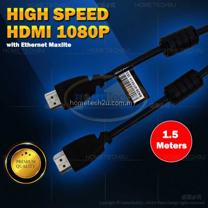 Original Astro High Speed HDMI Cable with Ethernet Maxlite with SAMSUNG Tag 1.5m Original Astro High Speed HDMI Cable with Ethernet Maxlite with SAMSUNG Tag 1.5m