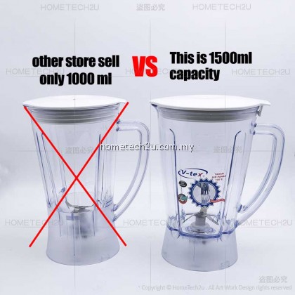 Panasonic Blender Jug 1.5L Big Capacity Unbreakeable Solid Blender Jug For MX-1011H MX-SM1031S MX-800S MX-801S MX-898M MX-900M MX-799S MX-337 MX-M100 MX-M200 MX-M210 MX-M300 (without motor) Panasonic Blender Jug 1.5L Big Capacity Unbreakeable Solid Blender Jug For MX-1011H MX-SM1031S MX-800S MX-801S MX-898M MX-900M MX-799S MX-337 MX-M100 MX-M200 MX-M210 MX-M300 (without motor)