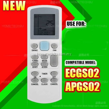 NEW DAIKIN ACSON Aircon Air Conditioner Remote Control ECGS02 ECGS02-i APGS02 APGS02-i Replacement NEW DAIKIN ACSON Aircon Air Conditioner Remote Control ECGS02 ECGS02-i APGS02 APGS02-i Replacement