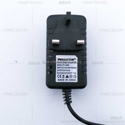Astro 12V 2A AC/DC Converter Power Adapter DC 2 in 1 Big Small Plug Socket Power Supply Adaptor(Malaysia 3Pin Plug) Astro 12V 2A AC/DC Converter Power Adapter DC 2 in 1 Big Small Plug Socket Power Supply Adaptor(Malaysia 3Pin Plug)