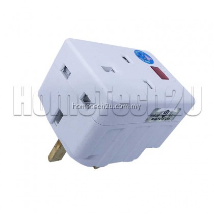 Sunstar 3 Way Adaptor 13 Amp Power Socket Plug Three Way Adaptor with LED Neon Sunstar 3 Way Adaptor 13 Amp Power Socket Plug Three Way Adaptor with LED Neon