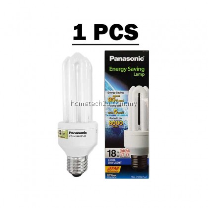 Original Panasonic 18W Energy Saving Bulb 3U Down Light Day Light E27 Screw Type (Sirim Approved Tag)