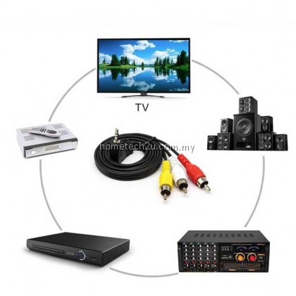 TNK Mini L Angle 3.5mm Jack Plug Male to 3 RCA Adapter High Quality 3.5 to RCA Male Audio Video Camcorder AV Cable 1.5M Wire Cord For ASTRO TNK Mini L Angle 3.5mm Jack Plug Male to 3 RCA Adapter High Quality 3.5 to RCA Male Audio Video Camcorder AV Cable 1.5M Wire Cord For ASTRO