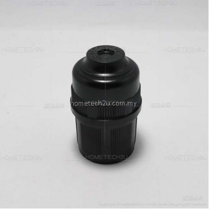 E27 Light Bulb Lamp Base Holder Pendant Edison Screw Cap Socket Vintage Lamp Base-Black E27 Light Bulb Lamp Base Holder Pendant Edison Screw Cap Socket Vintage Lamp Base-Black