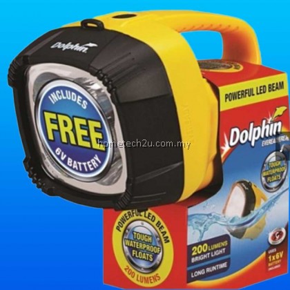 100% ORIGINAL Eveready Dolphin torch light 6V 200 LUMENS Waterproof Floating LED Flashlight DOLLN6VWB 100% ORIGINAL Eveready Dolphin torch light 6V 200 LUMENS Waterproof Floating LED Flashlight DOLLN6VWB
