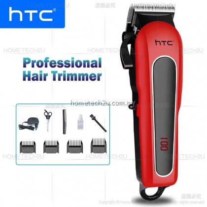 HTC Rechargeable Wireless Hair Clipper Cordless Electric Trimmer CT-8089 Mesin Rambut HTC Rechargeable Wireless Hair Clipper Cordless Electric Trimmer CT-8089 Mesin Rambut