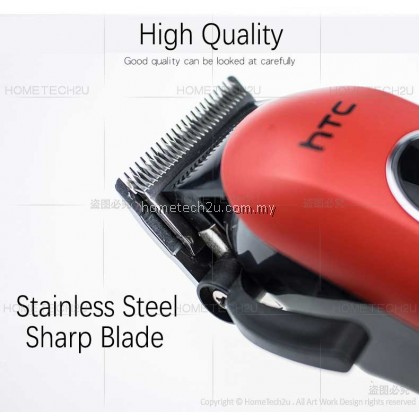 HTC Rechargeable Wireless Hair Clipper Cordless Electric Trimmer CT-8089 Mesin Rambut HTC Rechargeable Wireless Hair Clipper Cordless Electric Trimmer CT-8089 Mesin Rambut