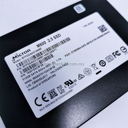 Micron M600 2.5 inch 512GB SATA 3.0 Solid State Drive (SSD)-MTFDDAK512MBF