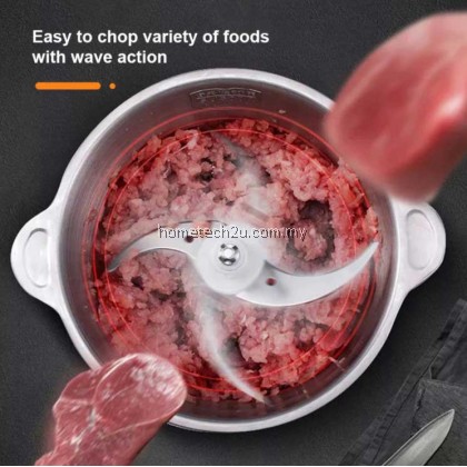 Electric Meat Grinder Household Stainless Steel Chopper Multi-function Meat Slicer 2L 3L High Quality Blender Easy Kitchen 250W