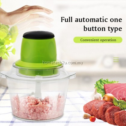 Dessini 2L Electric Meat Grinder Slicer Food Mini Chopper Stainless Kitchen Electric Chopper Meat Grinder Shredder