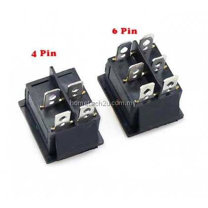 Rocker Switch ON-OFF 2 Position 4 Pins 6 Pins Electrical equipment With Light Power Switch