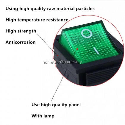 Rocker Switch ON-OFF 2 Position 4 Pins 6 Pins Electrical equipment With Light Power Switch