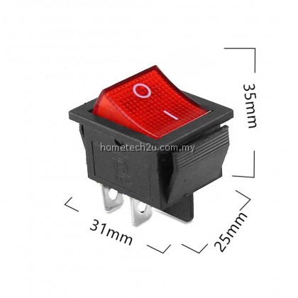 Rocker Switch ON-OFF 2 Position 4 Pins 6 Pins Electrical equipment With Light Power Switch