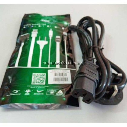 TNK 3 Pin AC C15 Power Cord Cable Wayar Kettle Cord (Sirim Approved) Suitable For Rice Cooker, Kettle, and PC
