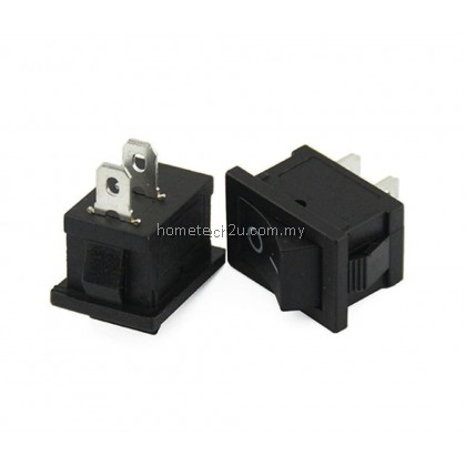 Mini Switch ON-OFF KCD1 15*21mm 2pin Ship Type Switch 6A 250V 10A 125V 15X21 Rocker Switch power switch black Mini Switch ON-OFF KCD1 15*21mm 2pin Ship Type Switch 6A 250V 10A 125V 15X21 Rocker Switch power switch black