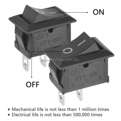 Mini Switch ON-OFF KCD1 15*21mm 2pin Ship Type Switch 6A 250V 10A 125V 15X21 Rocker Switch power switch black Mini Switch ON-OFF KCD1 15*21mm 2pin Ship Type Switch 6A 250V 10A 125V 15X21 Rocker Switch power switch black