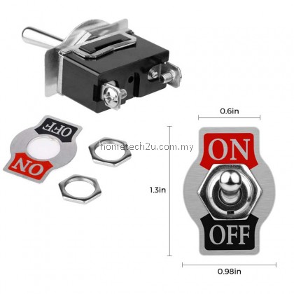 Heavy Duty Rocker Toggle Switch 15A 250V 20A 125V SPST 2 3 Pin ON/OFF Switch Metal Modified Car Switch Heavy Duty Rocker Toggle Switch 15A 250V 20A 125V SPST 2 3 Pin ON/OFF Switch Metal Modified Car Switch