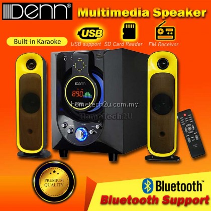 Denn 2.1ch PC Audio Multimedia Bluetooth Speaker with Remote Control (D-9970B) Denn 2.1ch PC Audio Multimedia Bluetooth Speaker with Remote Control (D-9970B)