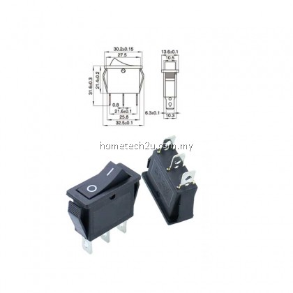 KCD3 Mini Rocker Switch 3 Pins ON-OFF 2 Position Black Boat Power Switch Modify Car Motorbike KCD3 Mini Rocker Switch 3 Pins ON-OFF 2 Position Black Boat Power Switch Modify Car Motorbike