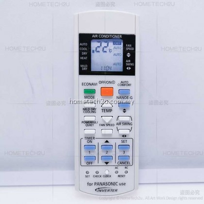 Panasonic Air Cond Aircon Aircond Remote Control ECONAVI Inverter Replacement PN1122 Panasonic Air Cond Aircon Aircond Remote Control ECONAVI Inverter Replacement PN1122